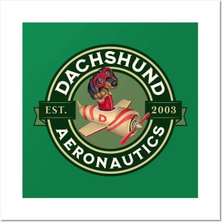 Dachshund Aeronautics Posters and Art